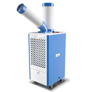 เครื่องปรับอากาศเคลื่อนที่ 9200 BTU คอมเพรสเซอร์พานาโซนิค - สีฟ้า