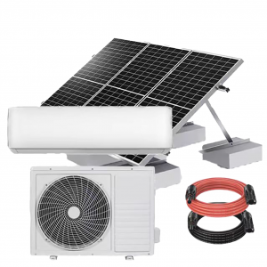แอร์โซล่าHybrid 220V 12000 BTU ชุดเครื่องปรับอากาศพลังงานแสงอาทิตย์  โซลาร์สำหรับใช้ในบ้าน