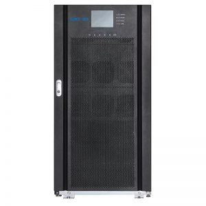 UPS เครื่องสำรองไฟ ขนาด 40KVA/36KW  3 เฟสเข้า 3 เฟสออก พร้อมหน้าจอ LCD, แรงดันแบตเตอรี่ 384VDC