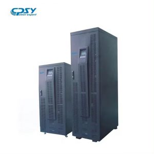 UPS เครื่องสำรองไฟ ขนาด 80KVA/72KW  3 เฟสเข้า 3 เฟสออก พร้อมหน้าจอ LCD, แรงดันแบตเตอรี่ 384VDC