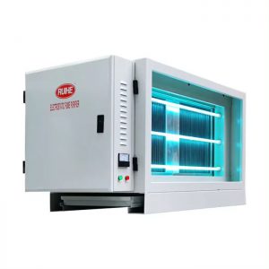 เครื่องกำจัดควันสำหรับครัวร้านอาหาร ESP แบบผ่านครั้งเดียว มี UV-C อัตราการไหลของอากาศ 6000-7000 m³h