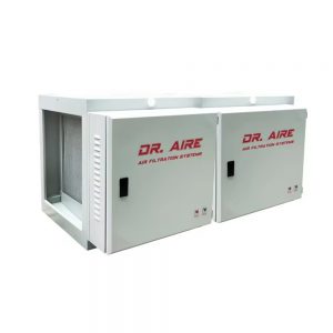 เครื่องกำจัดควันสำหรับครัวร้านอาหาร แบบผ่านสองครั้ง โดยไม่มี UV-C อัตราการไหลของอากาศ3000-3500 CMH
