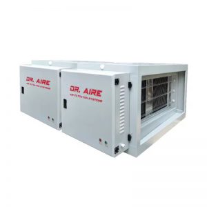 เครื่องกำจัดควันสำหรับครัวร้านอาหาร ESP แบบผ่านสองครั้ง มี UV-C อัตราการไหลของอากาศ 6000-7000 CMH