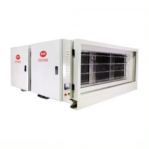 เครื่องกำจัดควันสำหรับครัวร้านอาหาร ESP แบบผ่านสองครั้ง มี UV-C อัตราการไหลของอากาศ 9000-10500 CMH