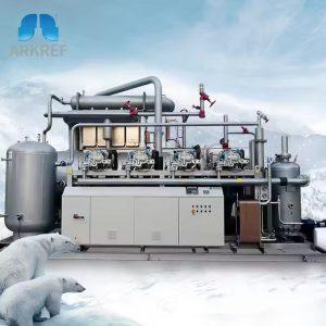 เครื่องทำความเย็นรอง CO2 Arkref สำหรับช่องแช่แข็งลำเลียง