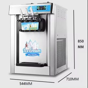 เครื่องทำไอศกรีมซอฟท์เสิร์ฟ 3 รสชาติ/3ช่อง