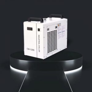 Water Laser Chiller ทำความเย็นน้ำหมุนเวียนที่มีความเสถียรของอุณหภูมิสูง พร้อมการทำความเย็นที่เหมาะสม 0.65/0.81HP อัตราการไหลสูงสุด 13L/min