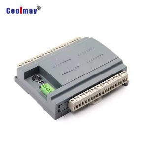 Coolmay คอนโทรลเลอร์ PLC  3G มี 24 อินพุต/เอาท์พุต แบบผสมกัน โดยเอาท์พุตเป็นแบบทรานซิสเตอร์