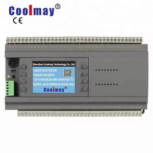 Coolmay PLC อินพุต/เอาต์พุต 48 ช่อง เป็นทรานซิสเตอร์เอาต์พุต มีอินพุตและเอาต์พุตอนาล็อก และมีพอร์ต RS-485