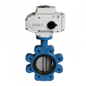 DN50 วาล์วผีเสื้อขนาด 2 นิ้ว ANSI Class 150 พร้อมเบาะยาง EPDM ชนิด Lug ตัววาล์วเหล็กหล่อ
