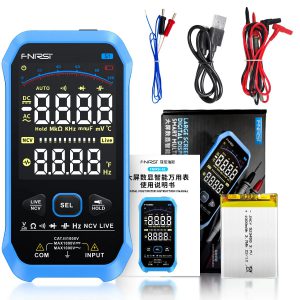 FNIRSI-S1 เครื่องมัลติมิเตอร์ดิจิทัลสำหรับการวัดและทดสอบค่าทางไฟฟ้า การวัดสูงสุด 9999 Counts
