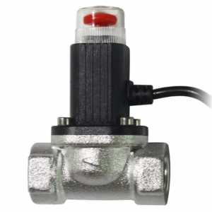 วาล์วโซลินอยด์ปิดฉุกเฉินสำหรับก๊าซ LPG และก๊าซธรรมชาติ ขนาด G1/2 นิ้ว 2 ทาง 12VDC