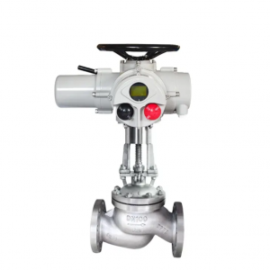 วาล์วโลกไฟฟ้าอัจฉริยะชนิดหมุนหลายรอบ วาล์วโลกแบบหน้าแปลน DN15 ถึง DN200
