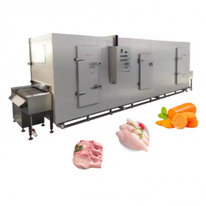  Tunnel Freezer เครื่องแช่แข็งแบบอุโมงค์สำหรับแปรรูปอาหาร TF500  500 กิโลกรัม/ชั่วโมง