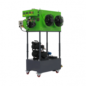 Air Heater เครื่องทำความร้อนด้วยลม สำหรับเรือนกระจกในร่ม ใช้น้ำมันเสียเป็นเชื้อเพลิง พลังงานความร้อนสูงสุด 30,000 Kcal/H