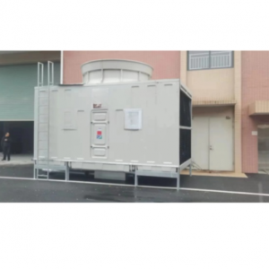  Cooling Tower หอระบายความร้อน ทรงสี่เหลี่ยม ระบบไหลขวาง แบบระเหยสำหรับเครื่องทำความเย็นน้ำ 7.5 กิโลวัตต์