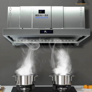 Commercial Kitchen Hood เครื่องกำจัดควันและกลิ่น อัตราการไหลของอากาศ 4000 m³/h