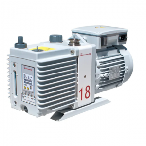 ปั๊มสุญญากาศแบบใบพัดโรตารี่ซีลน้ำมัน อัตราการสูบ 12.1 CFM ระดับเดียว แรงดัน 0.03 mbar