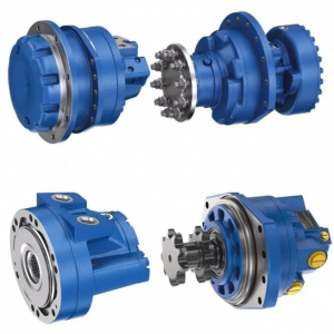 มอเตอร์ไฮดรอลิกประเภทพิสตันแบบรัศมี Rexroth MCR03, MCR05, MCR10 ความเร็วต่ำ แรงบิดสูง การขับเคลื่อน 125 cm³