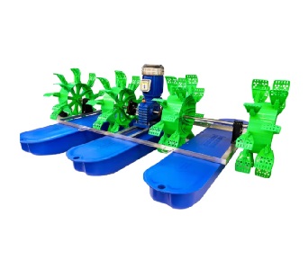 Paddle Aerator  เครื่องเพิ่มออกซิเจนในน้ำ สำหรับการเพาะเลี้ยงปลา ฟาร์มกุ้ง เติมอากาศแบบฟองนาโน