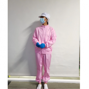 เสื้อคลุมทำงานโพลีเอสเตอร์ป้องกันไฟฟ้าสถิต (Polyester Antistatic Garment) เสื้อคลุมทำงานแบบใช้ซ้ำได้