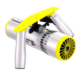 สกู๊ตเตอร์ใต้น้ำไฟฟ้า 24V 300W สำหรับกีฬาทางน้ำ ดำน้ำ สน็อกเกิล และว่ายน้ำ ความลึก 30 เมตร