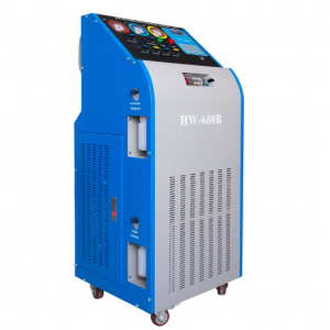 เครื่องกู้คืนและเติมน้ำยาระบบแอร์ Freon R134a หรือ 1234yf พร้อมฟังก์ชันทำความสะอาด