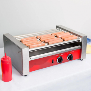 เครื่องย่างฮอทดอกแบบโรลเลอร์ กำลังไฟฟ้า 1.36KW
