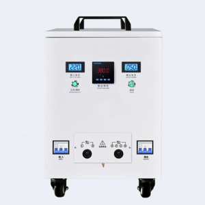 เครื่องแปลงไฟฟ้าจากเฟสเดียว 220V เป็นไฟสามเฟส 220V/380V กำลังไฟ 10 Kva
