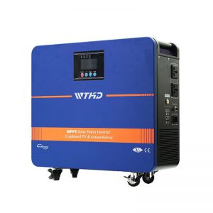 แบตเตอรี่ลิเธียมพกพาสำหรับบ้าน พลังงานแสงอาทิตย์ขนาด 1.2KW~5KW
