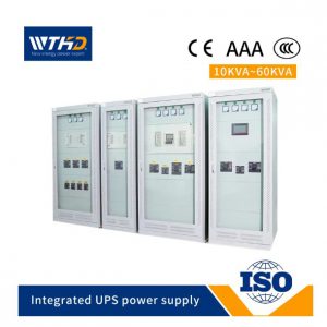 UPS เครื่องสำรองไฟ แหล่งจ่ายพลังงานแบบรวม 10KVA~60KVA
