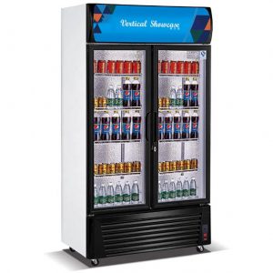 ตู้แช่เย็นดื่มแบบประตูสองบาน (แรงดันไฟฟ้า : 220-240V/50-60Hz)