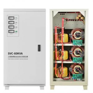 เครื่องควบคุมแรงดันไฟฟ้าอัตโนมัติ 380V 3เฟส (แรงดันไฟฟ้า 60kva SVC)