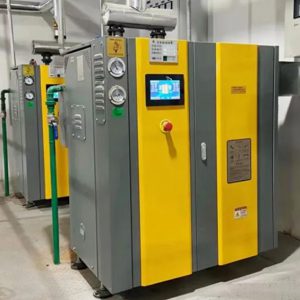 หม้อไอน้ำไฟฟ้าอุตสาหกรรมขนาด 90kW 125kg (การผลิตไอน้ำ : สูงสุด 125kg/h)