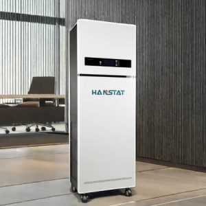 HANSTAT เครื่องฟอกอากาศตู้ตั้ง ESP+Plasma Filter+HEPA 1,000 CFM พื้นที่ 150 ตร.ม.