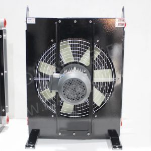 เครื่องทําความเย็นน้ํามันไฮดรอลิกพร้อมพัดลม (อัตราการไหลของของเหลว: 250 ลิตร/นาที)