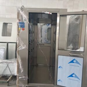 ห้องเป่าลม Air Shower (2-3 คน) แรงดันไฟฟ้าพัดลม : 380V/50Hz, 1500W