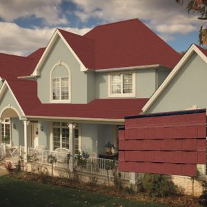 แผ่นหลังคายางมะตอยกันน้ำ (Waterproof Laminated Asphalt Shingles)