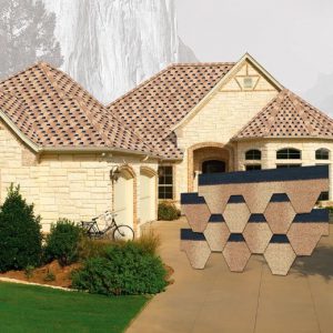 หลังคายางมะตอยลายโมเสก (Mosaic Asphalt Shingles)