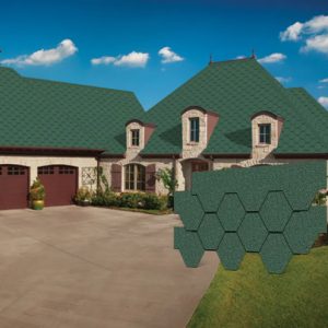 หลังคายางมะตอยลายโมเสก (Mosaic Asphalt Shingles)