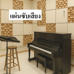 แผ่นซับเสียงไม้ MDF เซาะร่อง (MDF Grooved Wood Acoustical Wall Panel)