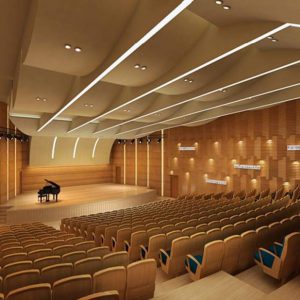 แผ่นซับเสียงอะคูสติกไม้เซาะร่อง (Wooden Grooved Acoustic Panel)