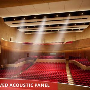 แผ่นไม้บุผ้าโพลีเอสเตอร์กันเสียง (Soundproof Wooden Polyester Panel)