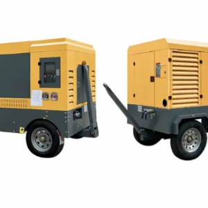 เครื่องปั๊มลมแบบสกรูดีเซล (Diesel Portable Screw Air Compressor)
