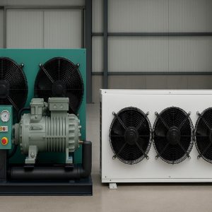 ชุดเครื่องเย็น 4.8 ตัน ทำความเย็นห้องเย็น 20 C (Refrigeration System)
