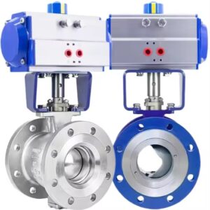 บอลวาล์วพร้อมตัวกระตุ้นนิวเมติก (Ball Valve with Pneumatic Actuator)
