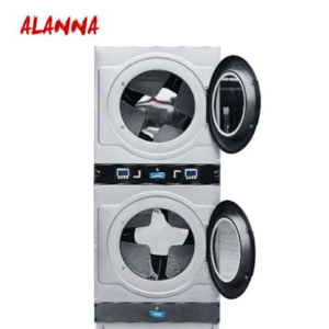ALANNA เครื่องอบผ้าคู่ซ้อน (แบบสองชั้น) ความจุ 25 กิโลกรัม