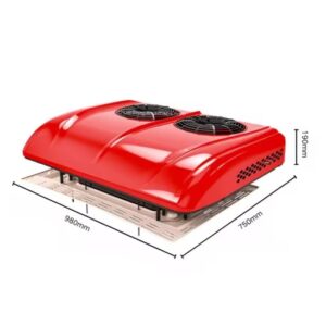 เครื่องปรับอากาศบนหลังคา DC24V 10056 BTU