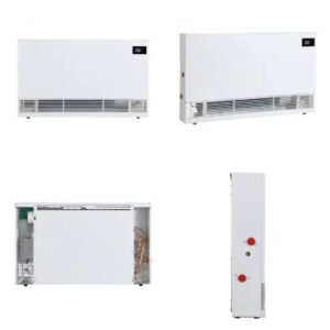 แอร์น้ำแบบตั้งพื้นขนาดบาง MFP-50 11,942 BTU/h (Cassette Fan Coil Unit )