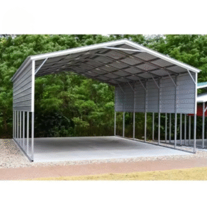 โรงจอดรถโครงสร้างเหล็ก (Steel Structure Carbarn) ราคา 900บาท/ตร.ม.